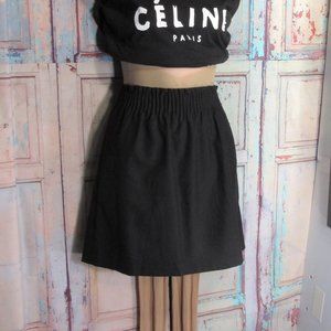 J. CREW SIDEWALK SKIRT, 6  SCRUNCHY ELASTIC WAIST